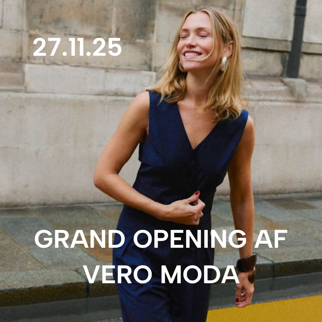 Vero Moda åbner i VestsjællandsCentret den 27 november 2025.